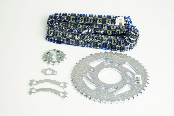 KIT CAJA CADENA - DISCOVER MAX 125 4 HUECOS (PT45C-PD14C-428-H-132-C) DORADA CASSARELLA