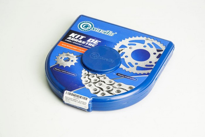 KIT CAJA CADENA - ACTIVE 110 4 HUECOS (PT36C-PD14C-428-H-120-C) DORADA CASSARELLA