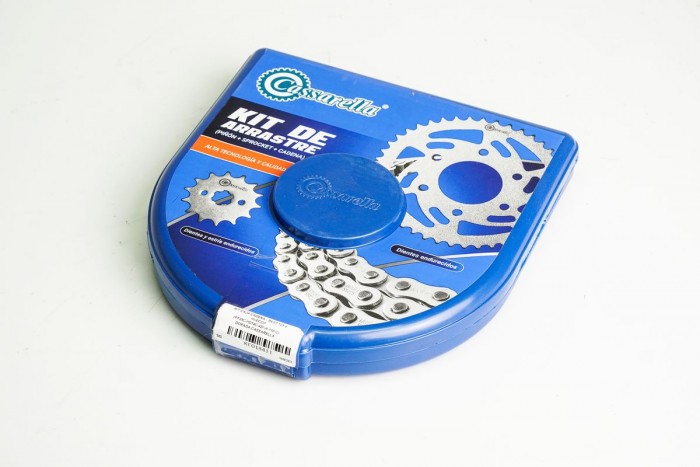 KIT CAJA CADENA - BEST 125 4 HUECOS (PT35C-PD14C-428-H-110-C) DORADA CASSARELLA