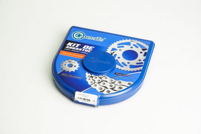 KIT CAJA CADENA - SZR 160 6 HUECOS (PT42C-PD14C-428-H-132-C) DORADA CASSARELLA