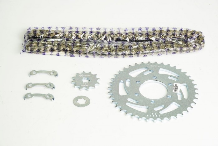 KIT CAJA CADENA - TS 185 6 HUECOS (PT39C-PD12C-520-H-104-C) DORADA CASSARELLA