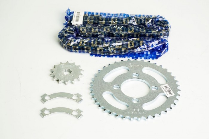 KIT CAJA CADENA - MAX 100 4 HUECOS (PT39C-PD14C-420--100-C) DORADA CASSARELLA