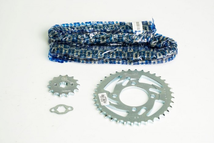 KIT CAJA CADENA - ACTIVE 110 4 HUECOS (PT36C-PD14C-428-H-120-C) NIQUELADA CASSARELLA