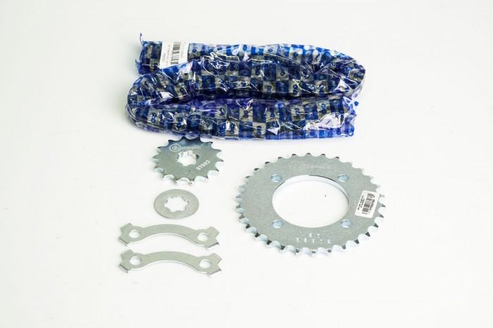 KIT CAJA CADENA - LB 80 4 HUECOS (PT30C-PD14C-420--100-C) NIQUELADA CASSARELLA