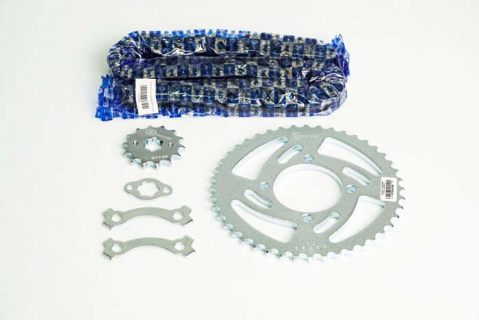 KIT CAJA CADENA - YD LIBERO 110 4 HUECOS (PT44C-PD14C-428-H-124-C) NIQUELADA CASSARELLA