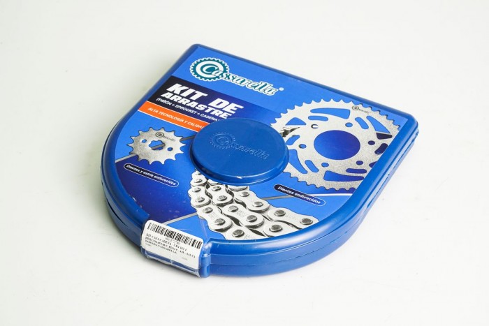 KIT CAJA CADENA - CR4 162 4 HUECOS (PT40 C-PD14 C- 428 --142-C)  DORADA CASSARELLA