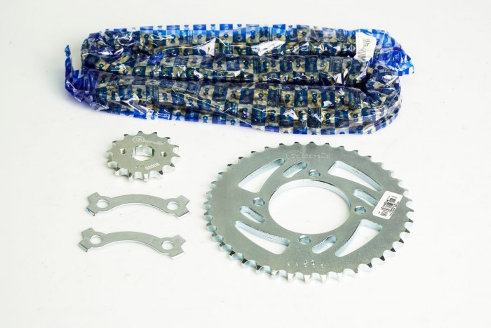 KIT CAJA CADENA - CR4 162 4 HUECOS (PT40 C-PD14 C- 428 --142-C)  DORADA CASSARELLA