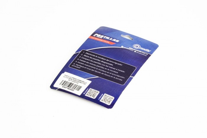 PASTILLA FRENO CASSARELLA DEL AK110-100NV/VENOM14/SL/NKD/FLEX-EVOLUTION/VICTORY-ONE-MP/LIFE125/COMBAT125-ADVANCE110-125-VENOM/ACTIVE/SPIKE/JETIX-125/EVO-R3/BEST125/VIVA/BOMBER TRAS VENOM14