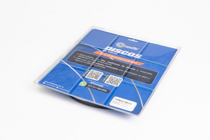 DISCO FRENO DELANTERO + CASSARELLA AKT125TT/150TT/NKDR/CG125|COMBAT 125|BOMBER 125 SPORT|BOMBER 125|AKT150 EVO NE|AKT125 EVO NE