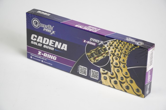 CADENA EN CAJA 428-H-136-CASSARELLA-DORADA XRING