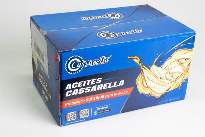 ACEITE CASSARELLA 20W50 MINERAL 4T CAJA X 12 LITROS