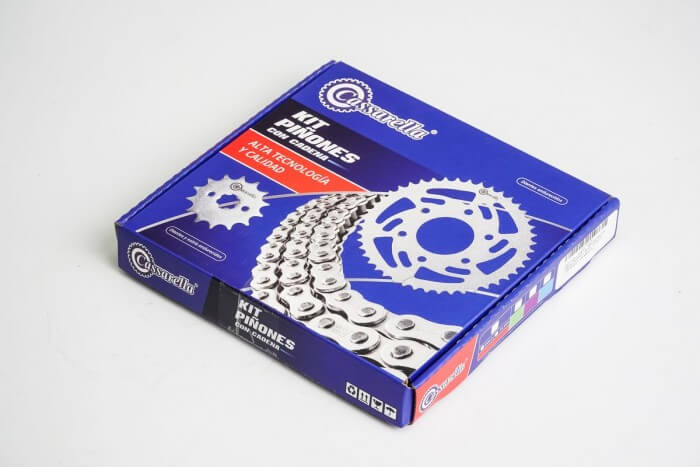 KIT CAJA CADENA - DREAM NEO 110 4 HUECOS (PT42C-PD14C-428-H-122-C) DORADA CASSARELLA