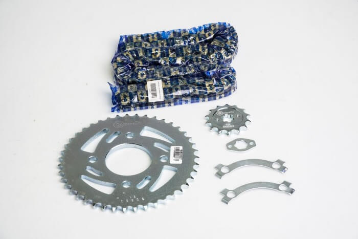 KIT CAJA CADENA - DISCOVER ST 125 4 HUECOS (PT43C-PD14C-428-H-132-C) DORADA CASSARELLA