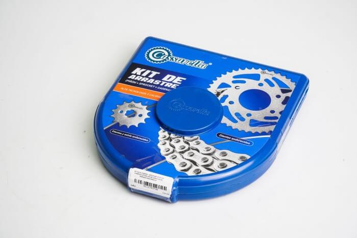 KIT CAJA CADENA - DISCOVER ST R 125 4 HUECOS (PT45C-PD14C-428-H-132-C) DORADA CASSARELLA