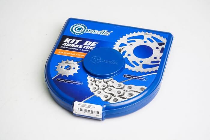 KIT CAJA CADENA - EMPIRE RKV 4 HUECOS (PT42C-PD14C-428--132-C) DORADA CASSARELLA