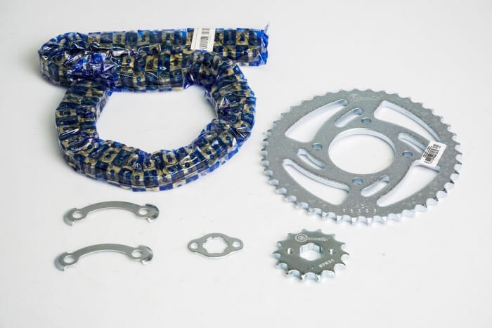 KIT CAJA CADENA - EMPIRE RKV 4 HUECOS (PT42C-PD14C-428--132-C) DORADA CASSARELLA