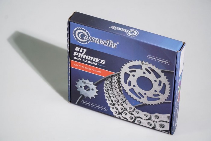 KIT ARRASTRE - PULSAR 220 4 HUECOS (PT36C-PD14C-520-H-110-C) NIQUELADA CASSARELLA