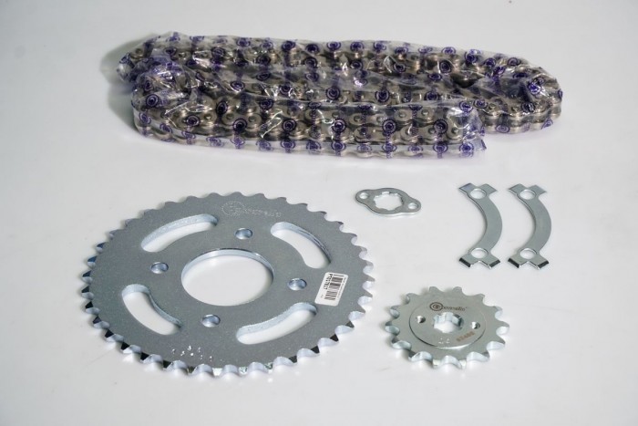 KIT ARRASTRE - PULSAR 220 4 HUECOS (PT36C-PD14C-520-H-110-C) NIQUELADA CASSARELLA