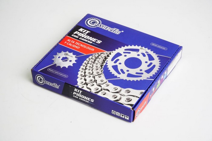 KIT ARRASTRE - DT N 125 4 HUECOS (PT47C-PD13C-428-H-118-C) DORADA CASSARELLA