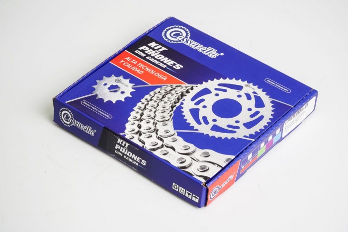 KIT ARRASTRE - HAYATE 110 4 HUECOS (PT40C-PD14C-428-H-118-C) NIQUELADA CASSARELLA