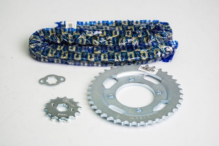 KIT ARRASTRE - STORM 125 4 HUECOS (PT38C-PD14C-428-H-124-C) DORADA CASSARELLA