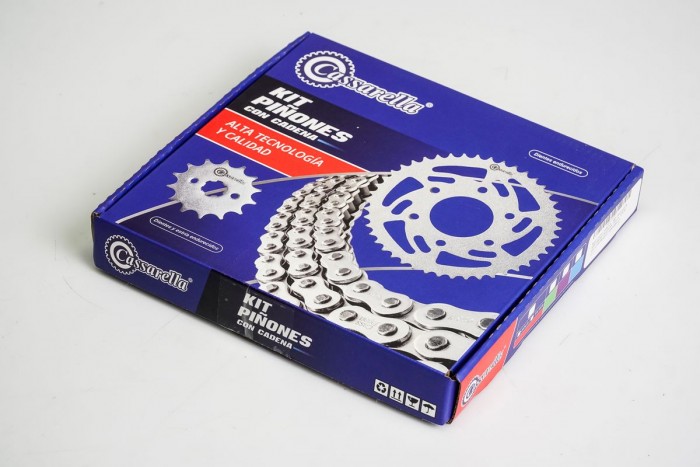 KIT ARRASTRE - MD TREPADOR 150 4 HUECOS (PT50C-PD15C-428-H-132-C) DORADA CASSARELLA