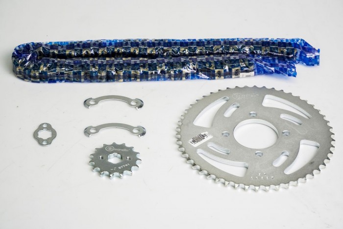 KIT ARRASTRE - MD TREPADOR 150 4 HUECOS (PT50C-PD15C-428-H-132-C) DORADA CASSARELLA