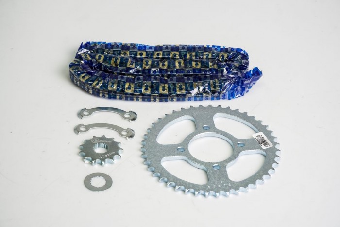 KIT ARRASTRE - RKS 125/150 4 HUECOS (PT43C-PD13C-428-H-132-C) DORADA CASSARELLA