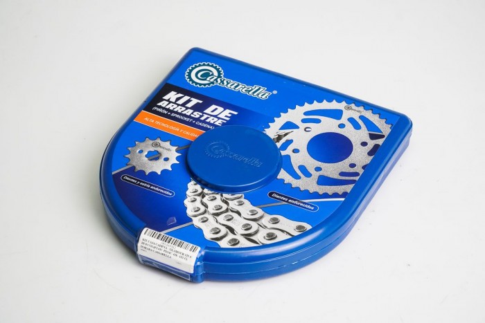 KIT ARRASTRE - GLAMOUR 125 4 HUECOS (PT43C-PD14C-428--132-C) DORADA CASSARELLA