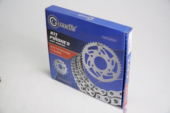 KIT ARRASTRE - DOMINAR 400 6 HUECOS (PT45C - PD15C - 520 -H- 120C) NIQUELADA CASSARELLA