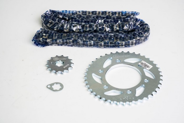 KIT ARRASTRE - FZ 160 6 HUECOS (PT40C-PD14C-1 H -428-H-132-C) NIQUELADA CASSARELLA