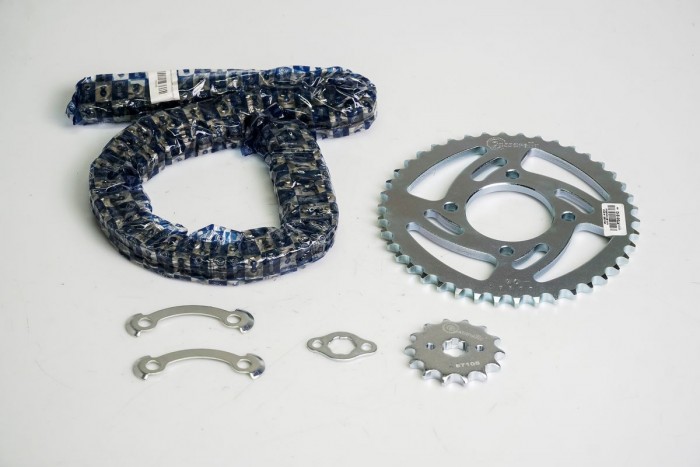 KIT ARRASTRE - RKS 100 4 HUECOS (PT42C-PD14C-428-H-132-C) NIQUELADA CASSARELLA