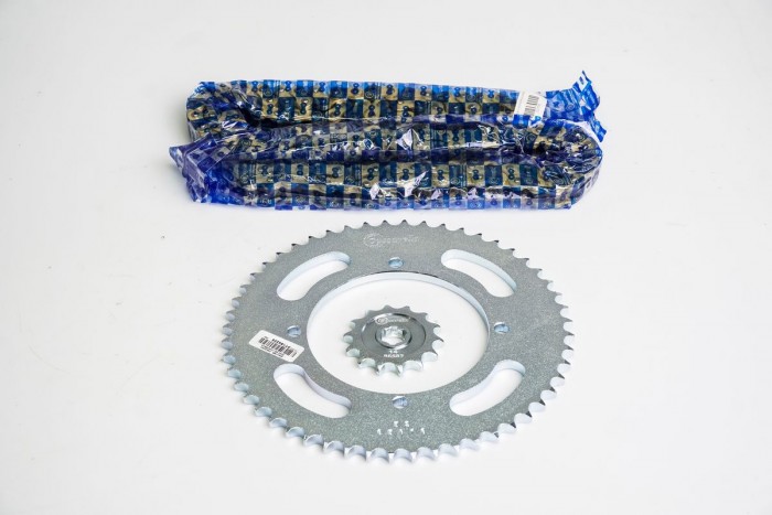 KIT ARRASTRE - KLX J 150 4 HUECOS (PT52C-PD14C-428-H-142-C) DORADA CASSARELLA