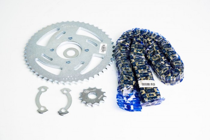 KIT ARRASTRE - GS 125 FORCE 4 HUECOS (PT50C-PD13C-428-H-132C) DORADA CASSARELLA