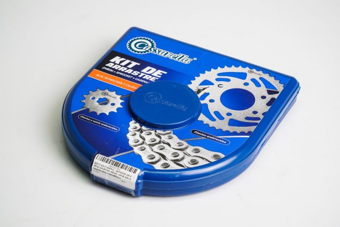 KIT ARRASTRE - ADVANCE 110 4 HUECOS (PT36C-PD14C-428-H-110-C) NIQUELADA CASSARELLA