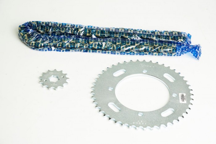 KIT ARRASTRE - XT VIRAGO 600 4 HUECOS (PT45C-PD13C-520-H-110-C) DORADA CASSARELLA