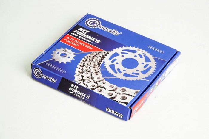 KIT ARRASTRE - AKT TTR 200 4 HUECOS (PT40C - PD13C - 520 -H- 110C) DORADA CASSARELLA