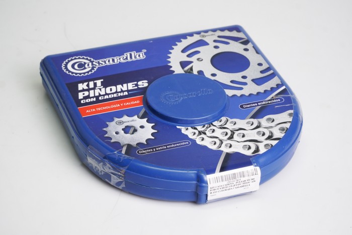 KIT ARRASTRE - PULSAR NS 200 FORCE 6 HUECOS (PT45C-PD13C-428-H-132-C) DORADA CASSARELLA