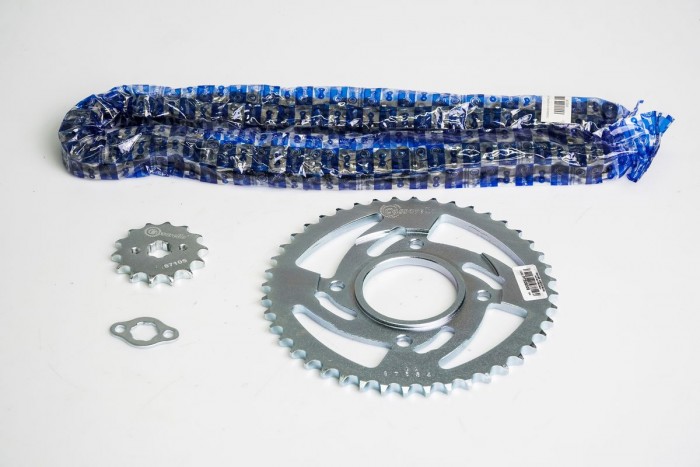 KIT ARRASTRE - IGNITOR 125 4 HUECOS (PT44C-PD14C-428-H-120-C) NIQUELADA CASSARELLA