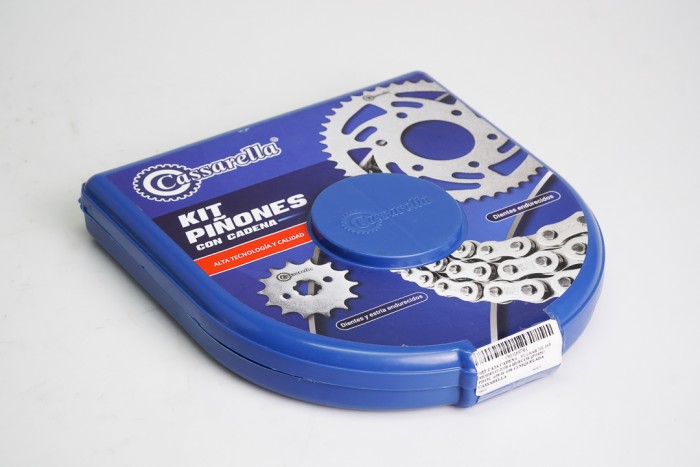 KIT ARRASTRE - PULSAR NS 160 MODELO 2020 4 HUECOS (PT45C-PD15C-428-H-138-C) NIQUELADA CASSARELLA