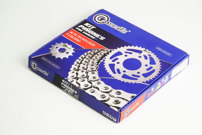 KIT ARRASTRE - KTMDUKE250 6 HUECOS (PT45C-PD15C-520-H-120-C) DORADA O'RING CASSARELLA