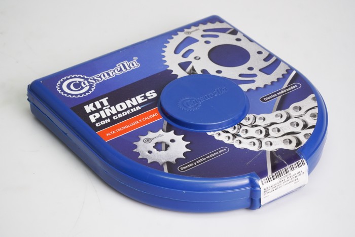 KIT ARRASTRE - PULSAR 180 4 HUECOS (PT42C-PD16C-428-H-132-C) DORADA SPEED CASSARELLA