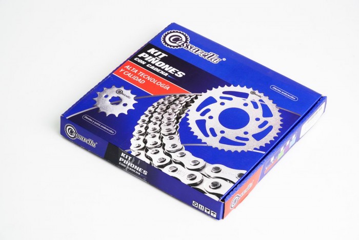 KIT ARRASTRE - DOMINAR 400 6 HUECOS (PT45C - PD15C - 520 -H- 120C) DORADA O'RING CASSARELLA