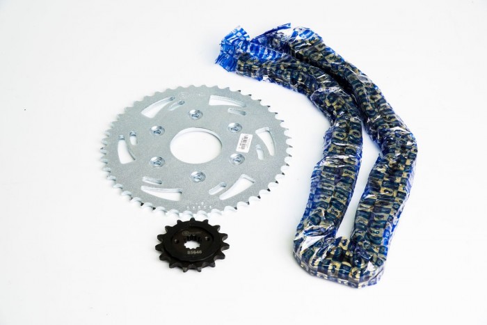 KIT ARRASTRE - DOMINAR 400 6 HUECOS (PT45C - PD15C - 520 -H- 120C) DORADA O'RING CASSARELLA