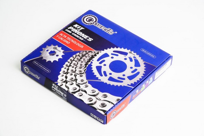 KIT ARRASTRE - V-STROM 250 5 HUECOS (PT47C-PD14C-520-H-120-C) DORADA O´RING CASSARELLA