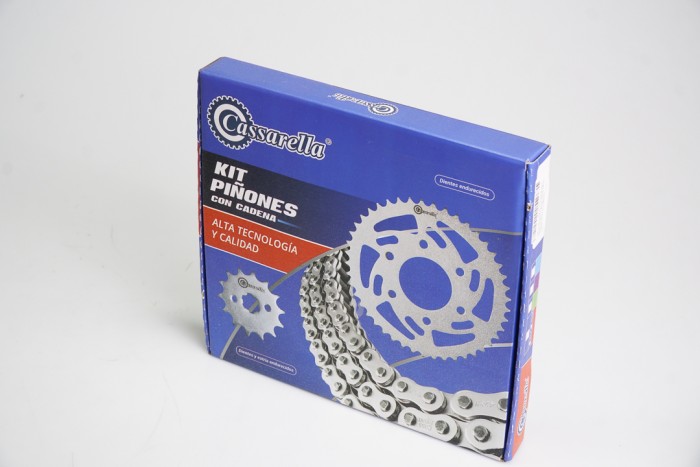 KIT ARRASTRE - V-STROM 250 5 HUECOS (PT47C-PD14C-520-H-120-C) NIQUELADA CASSARELLA