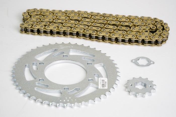 KIT ARRASTRE - SZR 160 FORCE 6 HUECOS (PT47C-PD13C-428-H-138-C) DORADA CASSARELLA