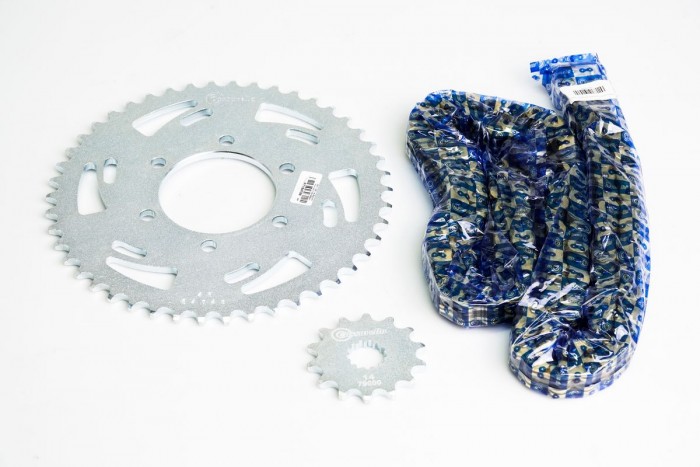 KIT ARRASTRE - ER6N 600 6 HUECOS (PT46C - PD14C - CA 520-H-120 C) DORADA O´RING CASSARELLA