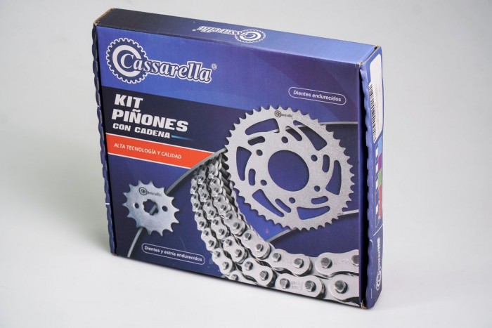 KIT ARRASTRE - DR 650 6 HUECOS (PT43C-PD15C-520-H-120-C) DORADA O'RING CASSARELLA