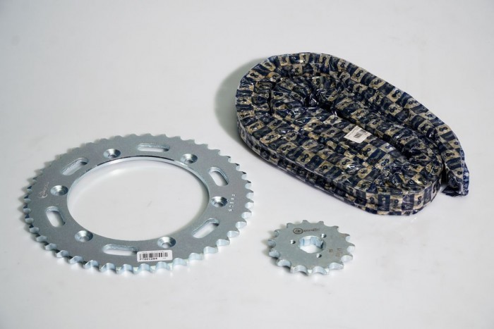 KIT ARRASTRE - DR 650 6 HUECOS (PT43C-PD15C-520-H-120-C) DORADA CASSARELLA